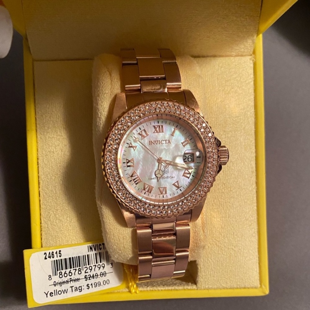Invicta angel watch limited edition rose gold